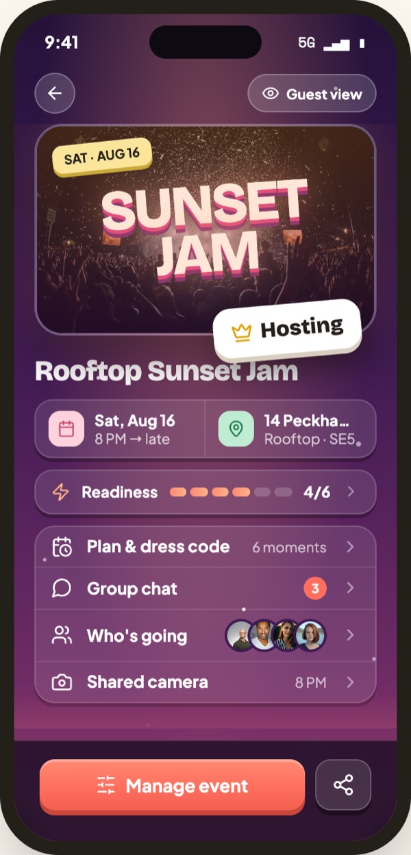 Rally app — Hosting